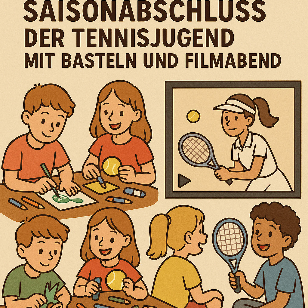 Einladung zum Saisonabschluss der Tennisjugend am 11.9.